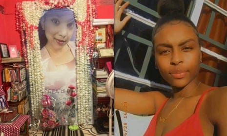 Composite of portraits of Andrea Barratt and Ashanti Riley