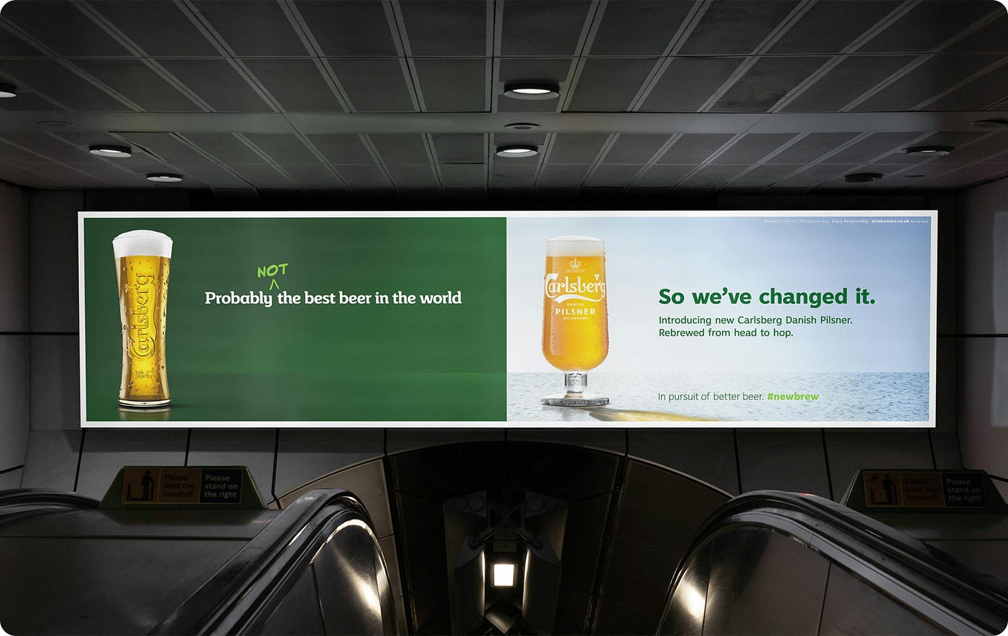 Carlsberg Probably Not The Best Poster In The World Advertising Campaign |  Fold7