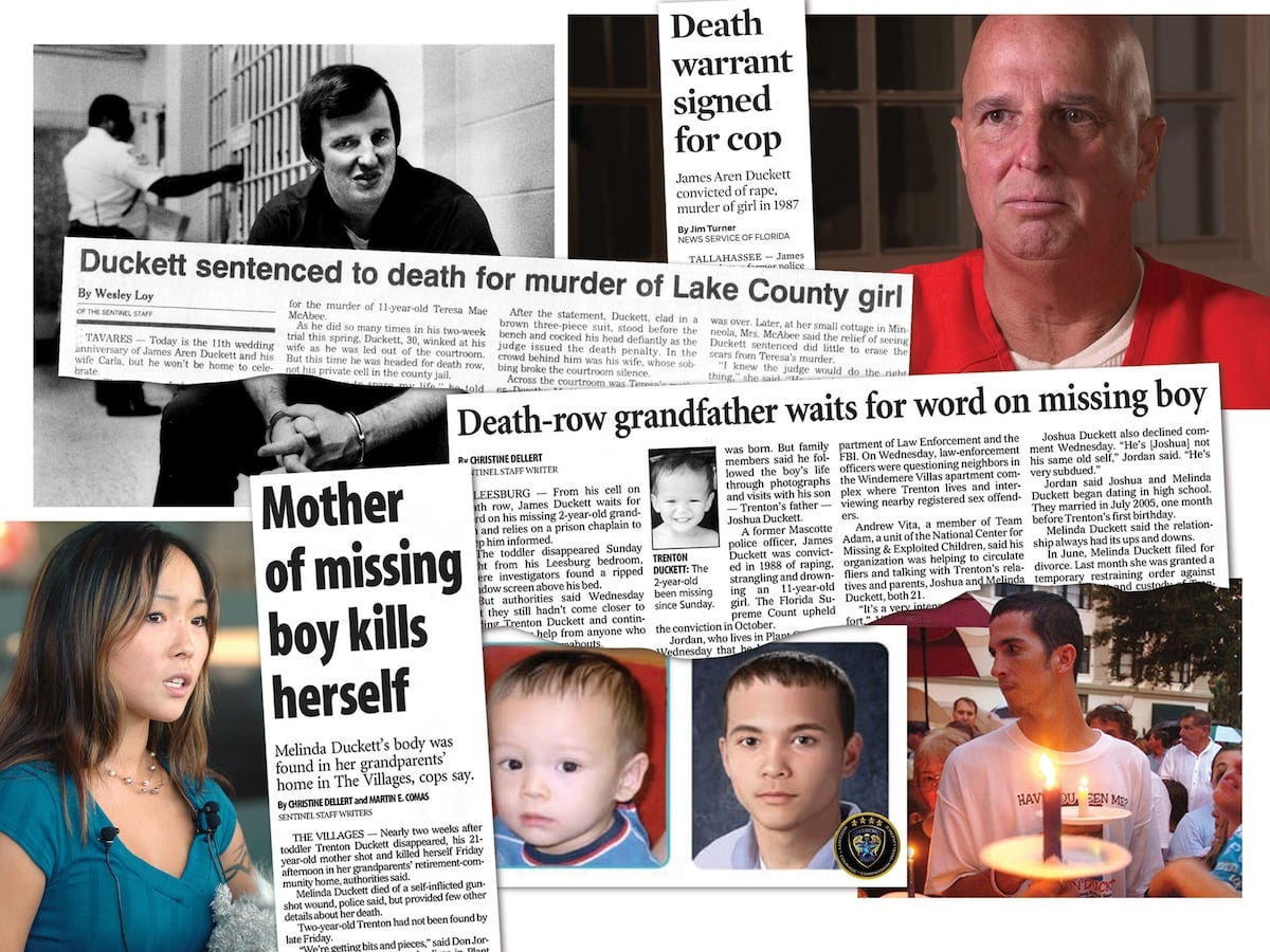 Amid his father's bid to avoid execution, Joshua Duckett focuses on finding his son Amid his father's bid to avoid execution, Joshua Duckett focuses on finding his son