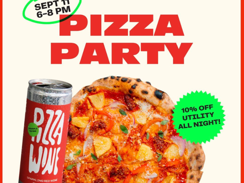 Pizza Wine to celebrate Newport expansion at Utility with Mother Pizzeria and Mission