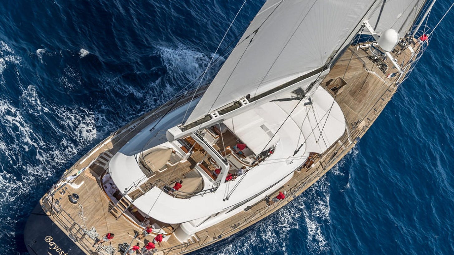 Sinking Bayesian Yacht, built by Perini Navi