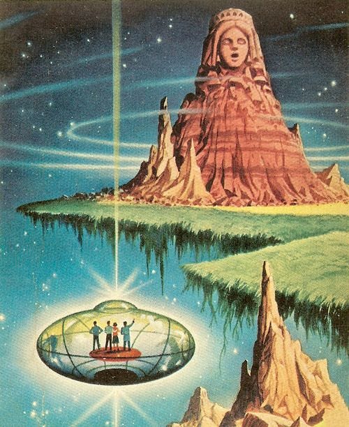 70s Sci-Fi Art: Alex Schomburg | 70s sci fi art, Sci fi art, Science fiction  art