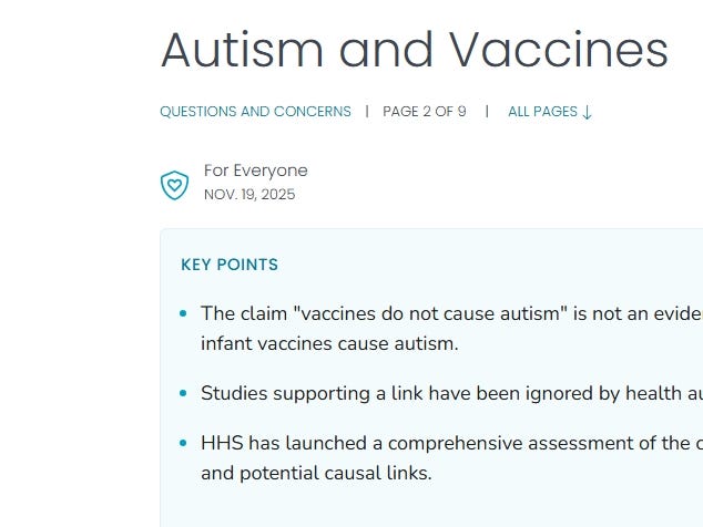 BOMBSHELL: The CDC Has Updated Its “Autism and Vaccines” Page