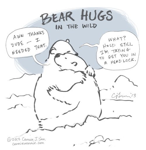 Bear Hugs in the Wild