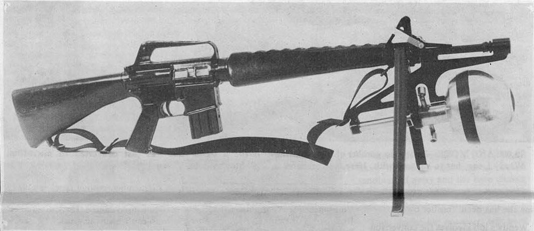 Above - the Rifleman's Assault Weapon. Army photo. At top - Marines with a Super Bazooka in Vietnam. Marine Corps photo Above - the Rifleman's Assault Weapon. Army photo. At top - Marines with a Super Bazooka in Vietnam. Marine Corps photo
