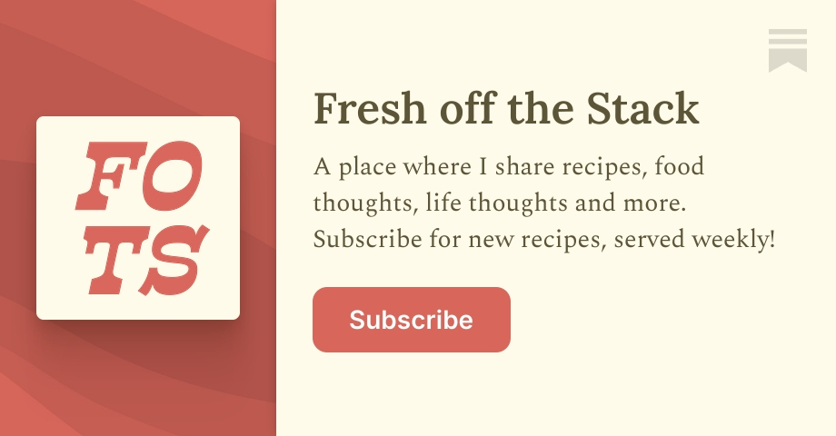 Fresh off the Stack | Raquel Ravivo | Substack