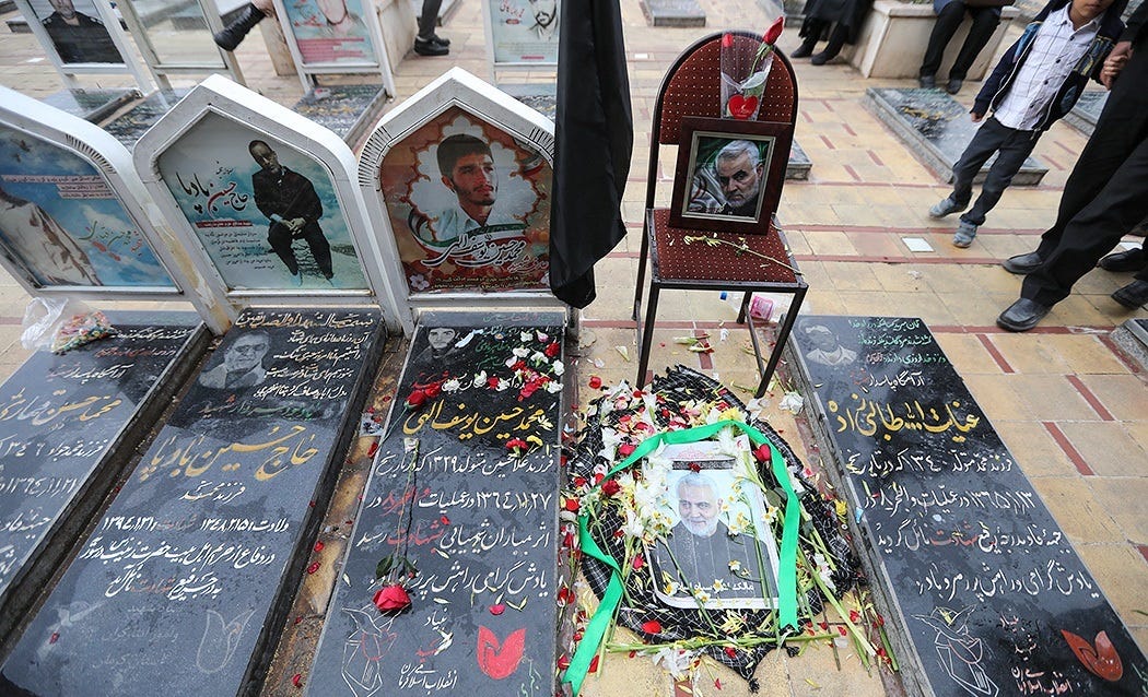 File:Qasem Soleimani prepared grave 32460.jpg - Wikimedia Commons