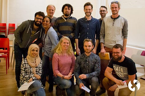 Photos of some of the events, trainings, and conversations I've organized. I organized a few events in the middle of lakes :) These photos come from Austria, Sweden, Spain, Slovenia.