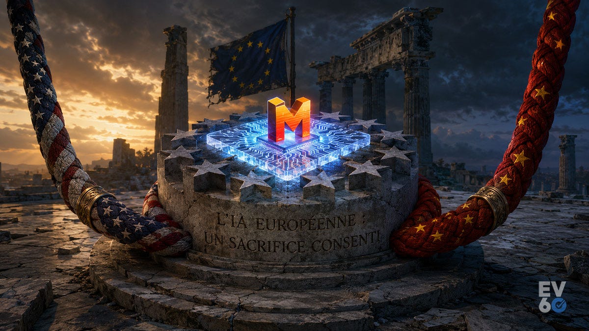 L'Europe sacrifie ses ambitions en IA sur l'autel de ses alliances — Mistral compris.