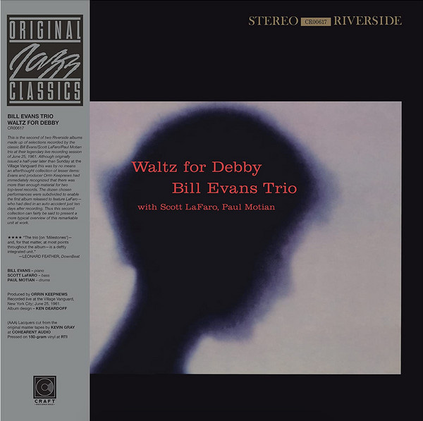 Product shot: Bill Evans Waltz for Debby OJC 2023