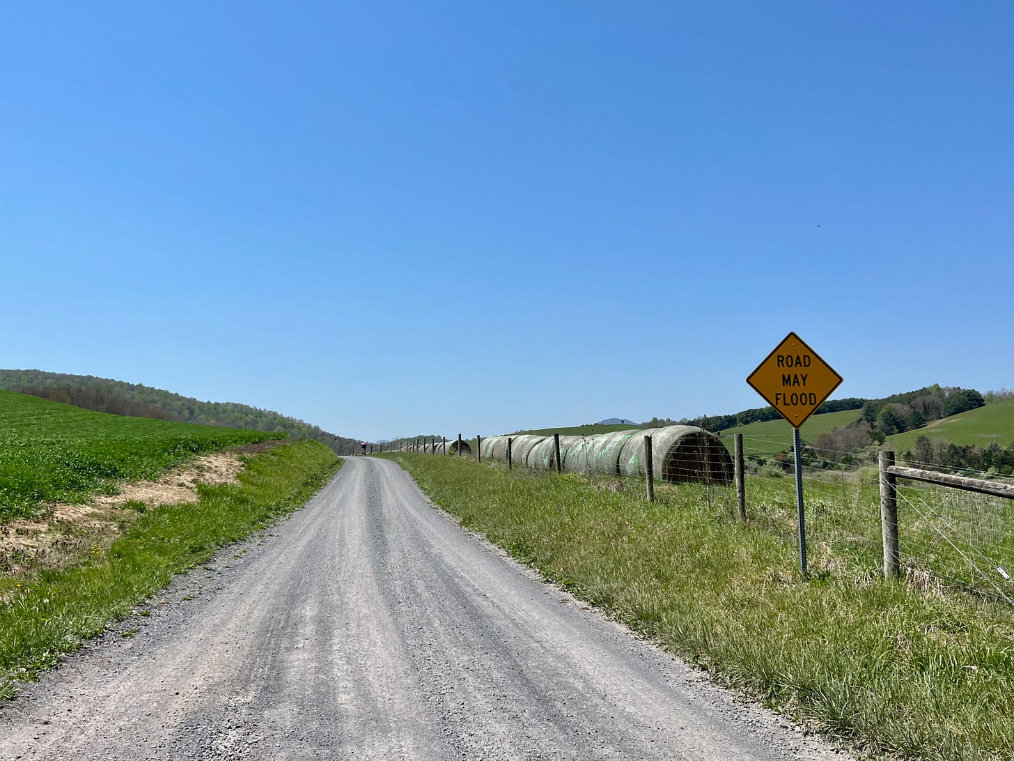 “Road may flood;” more on this next month