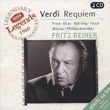 PRICE / ELIAS / VIENNA PHIL ORCH / REINER, VERDI,GIUSEPPE, REINER,FRITZ,  VIENNA PHIL ORCH - Requiem / Four Sacred Pieces - Amazon.com Music