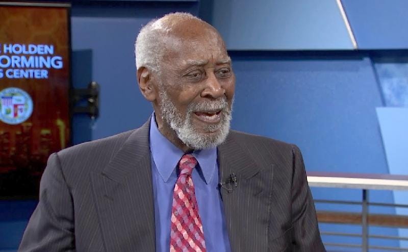 Nate Holden says He was in chopper with Trump not Willie Brown Nate Holden says He was in chopper with Trump not Willie Brown