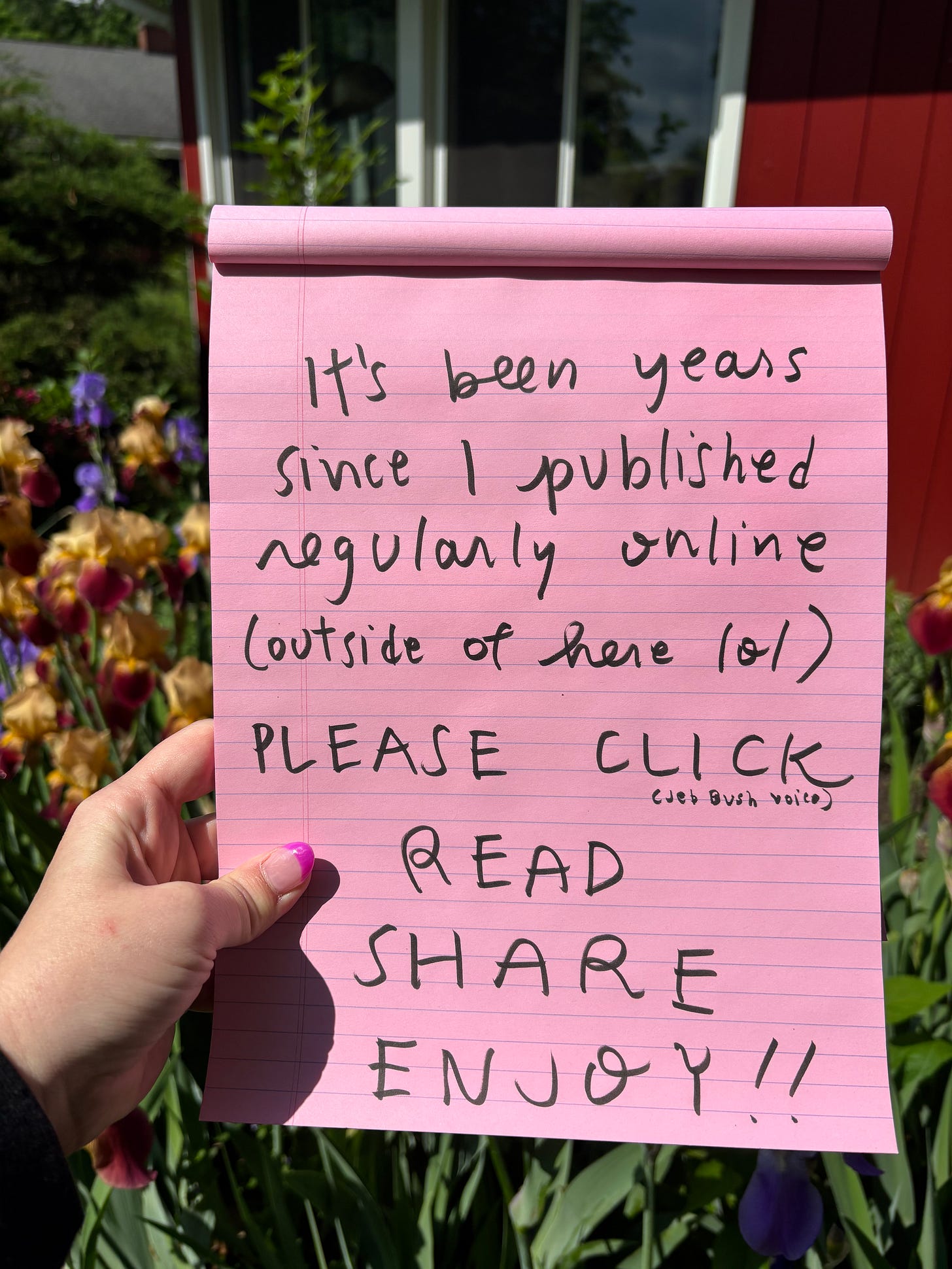 it's been years since I published regularly online, please click share enjoy