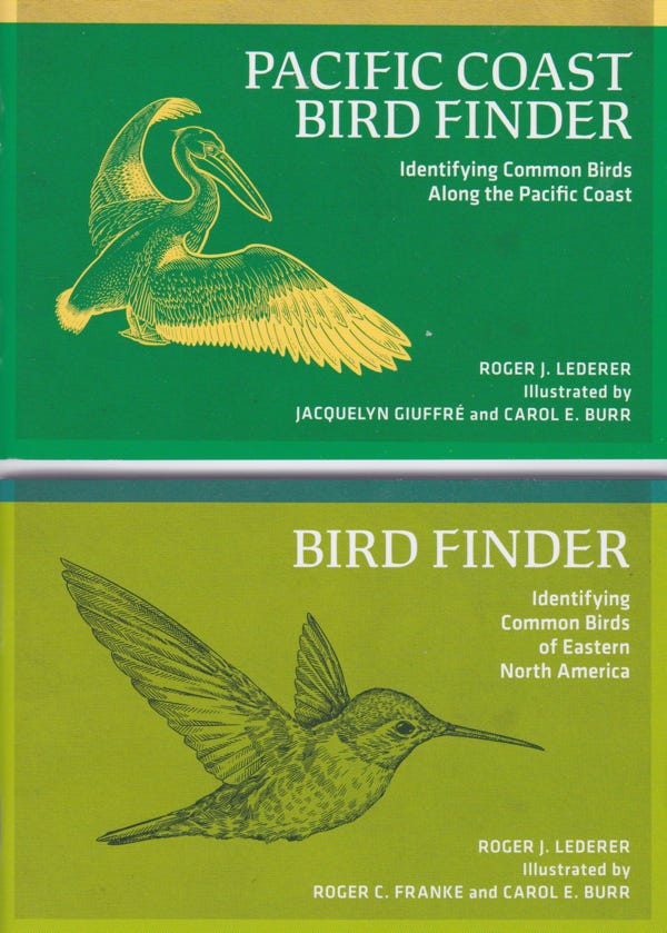 “Pacific Coast Bird Finder: Identifying Common Birds Along The Pacific Coast” and “Bird Finder: Identifying Common Birds Of Eastern North America"