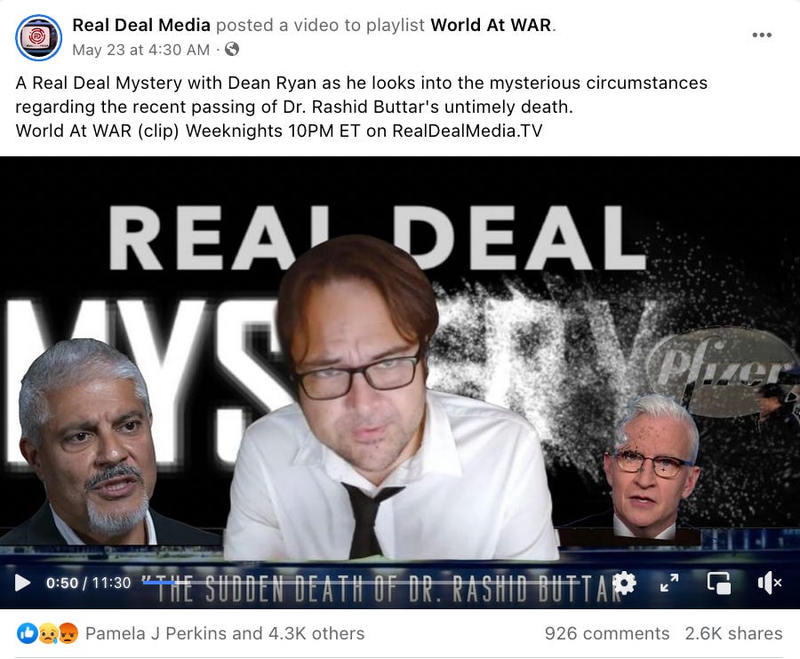 Sub Rashid Honoring Dr. Rashid Buttar: Poisoned At a CNN Interview, Dies with Last ...