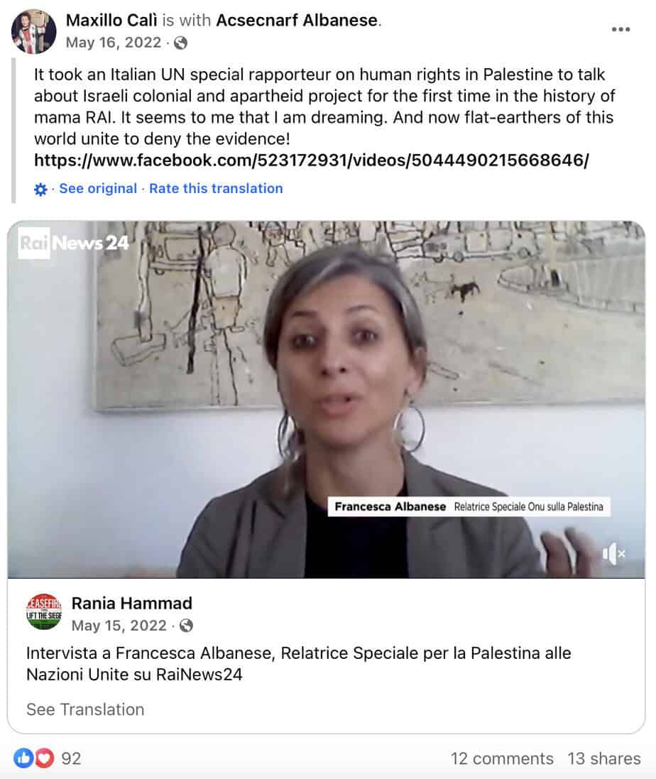 World Bank economist, husband of Francesca Albanese, attacks ...