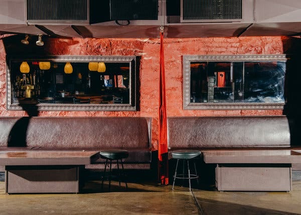 The Bowery Ballroom bar. The Bowery Ballroom bar.