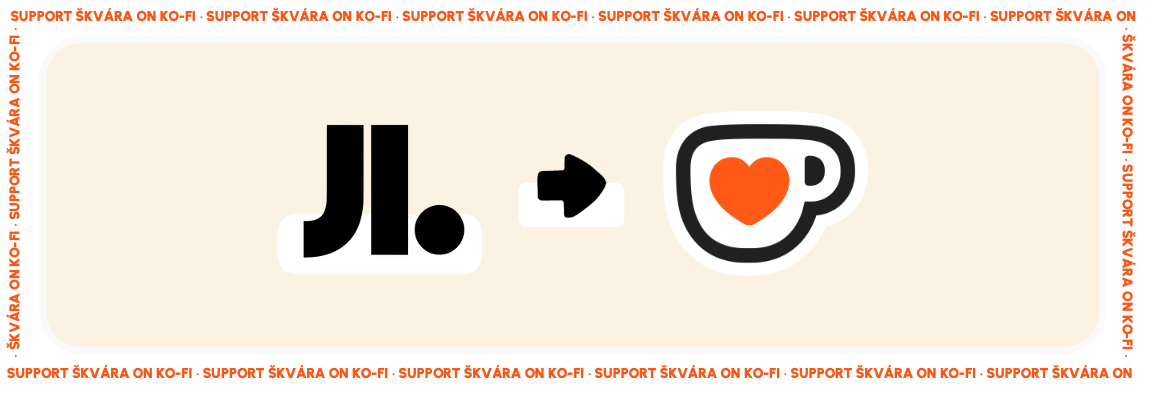 Jan Laxa - Škvára Ko-Fi Link