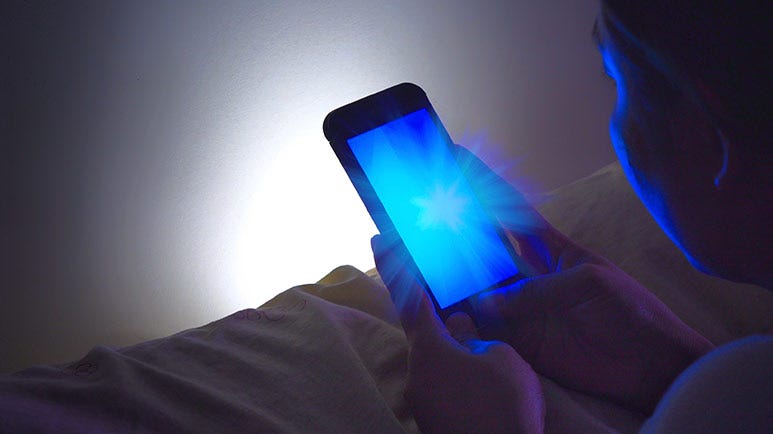 blue light blindness study