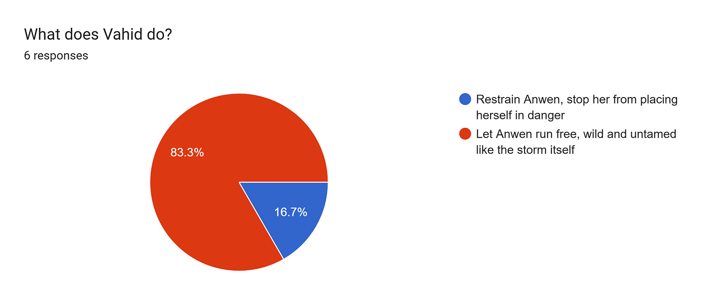 Forms response chart. Question title: What does Vahid do?. Number of responses: 6 responses. Forms response chart. Question title: What does Vahid do?. Number of responses: 6 responses.