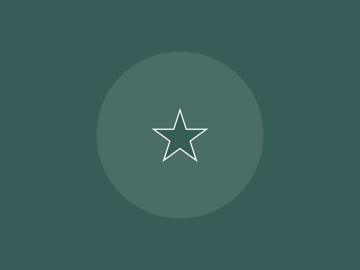 green background with a white star in the middle green background with a white star in the middle