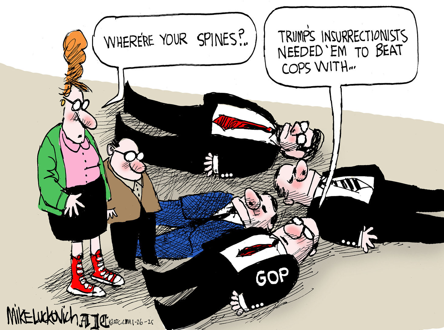 Trump pardons Jan. 6 defendants: Editorial cartoons for Jan. 26, 2025 -  syracuse.com