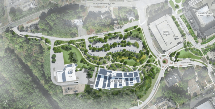 Sustainable Northwest Science Quad construction on schedule | The Daily  Campus