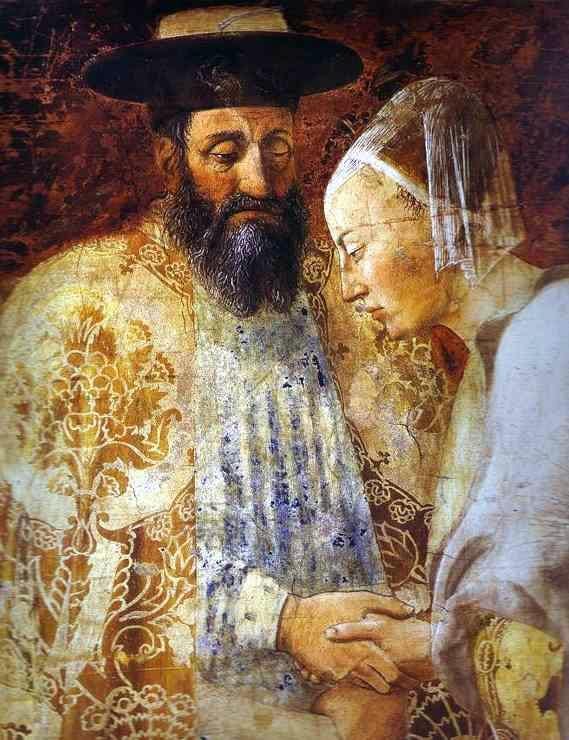 Legend of the True Cross fresco detail Legend of the True Cross fresco detail