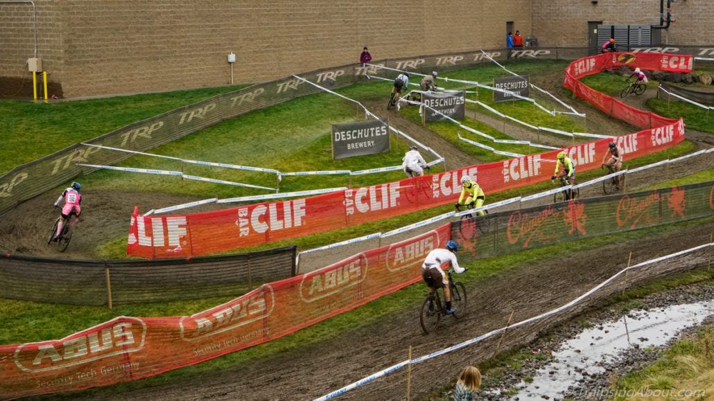 Winding turns for the racers. Winding turns for the racers.
