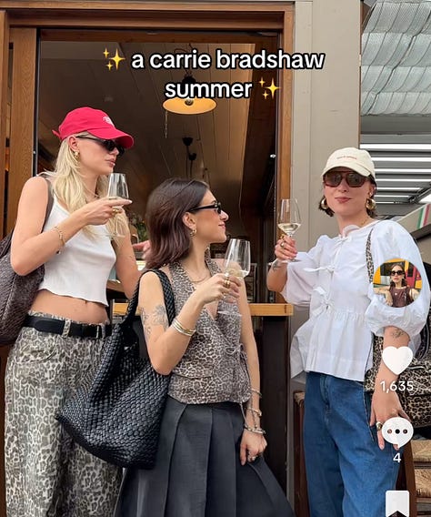 Carrie Bradshaw summer