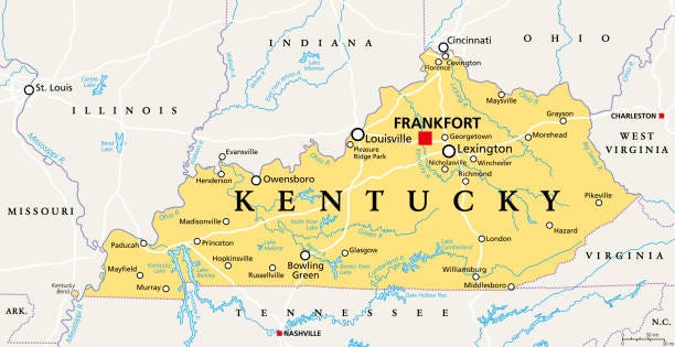 50+ Eastern Kentucky Stock Illustrations, Royalty-Free Vector Graphics &  Clip Art - iStock | Appalachia, Kentucky map