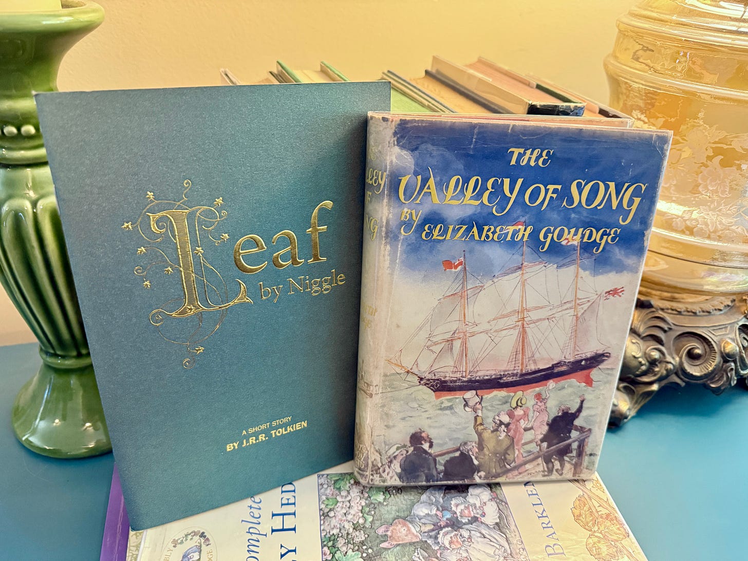 Leaf by Niggle by JRR Tolkien with The Valley of Song by Elizabeth Goudge