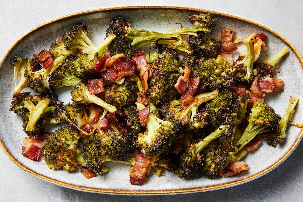 Roasted Broccoli With Bacon Roasted Broccoli With Bacon