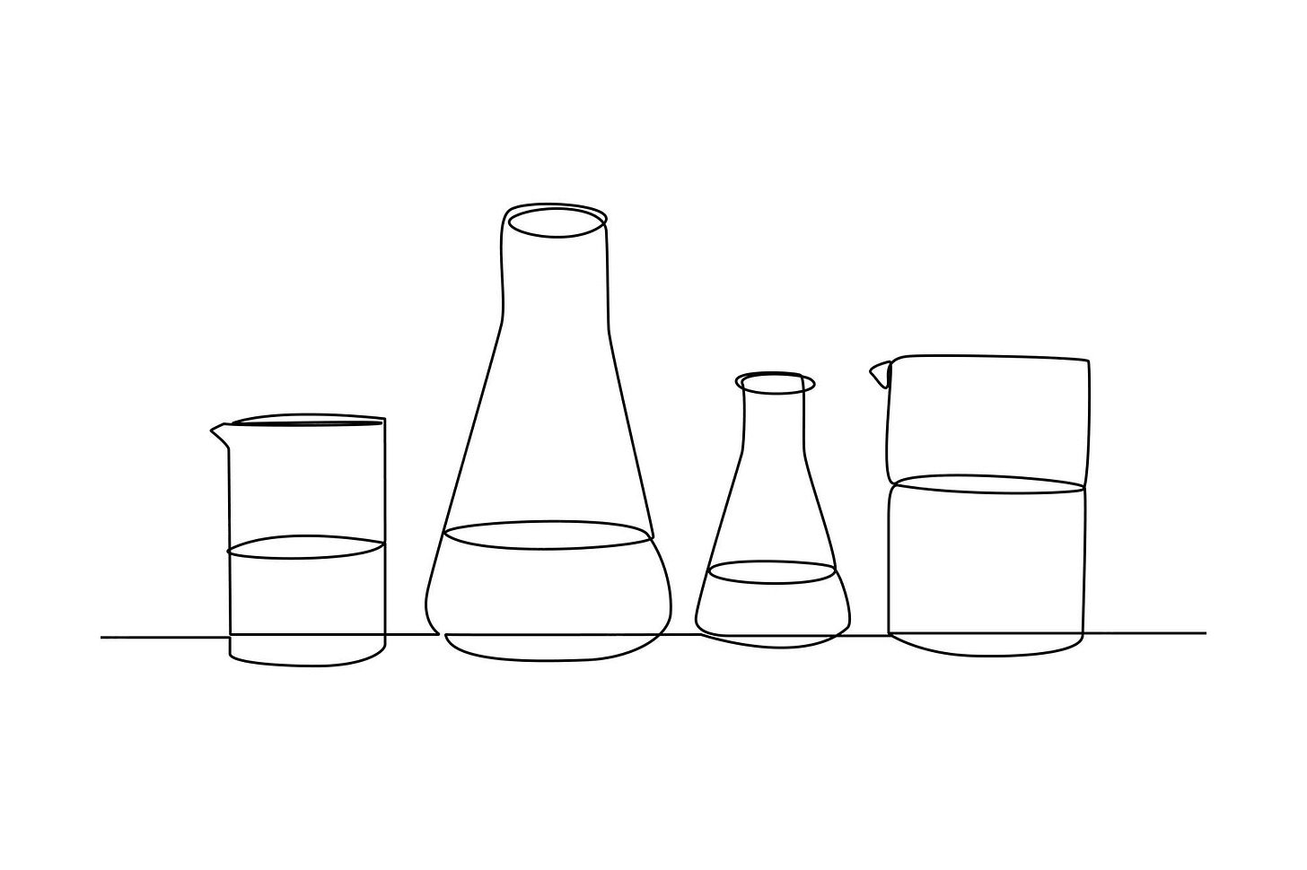 Cristalería de laboratorio dibujo conceptual minimalista de laboratorio ... Cristalería de laboratorio dibujo conceptual minimalista de laboratorio ...