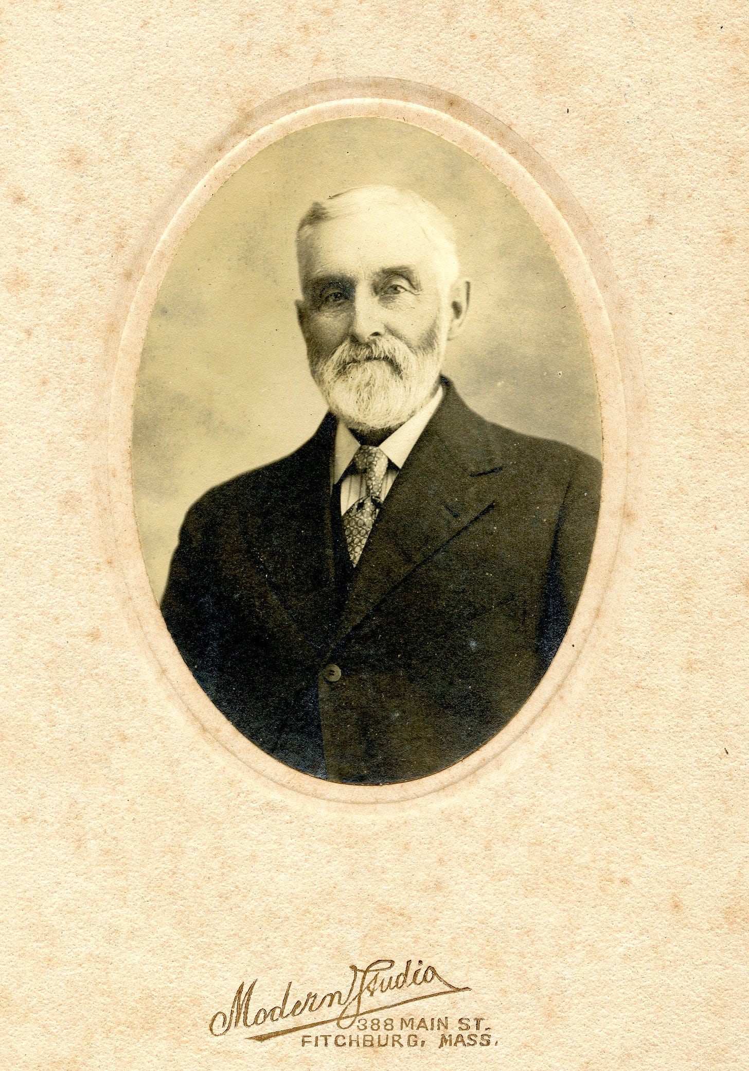 Studio portrait of man