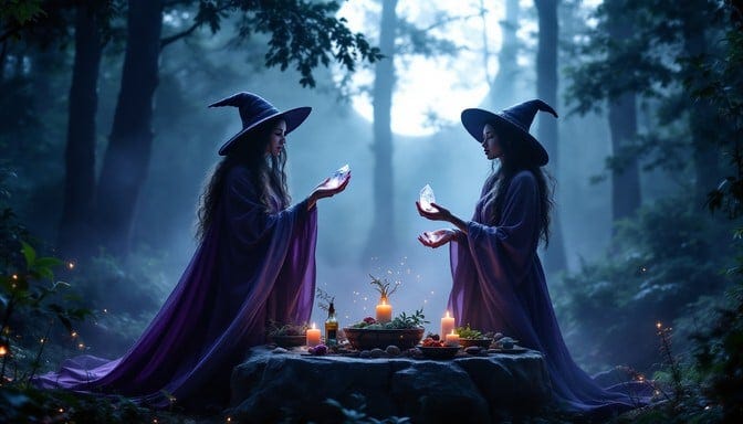 Free Moonlit Witch Ritual Image | Download at StockCake