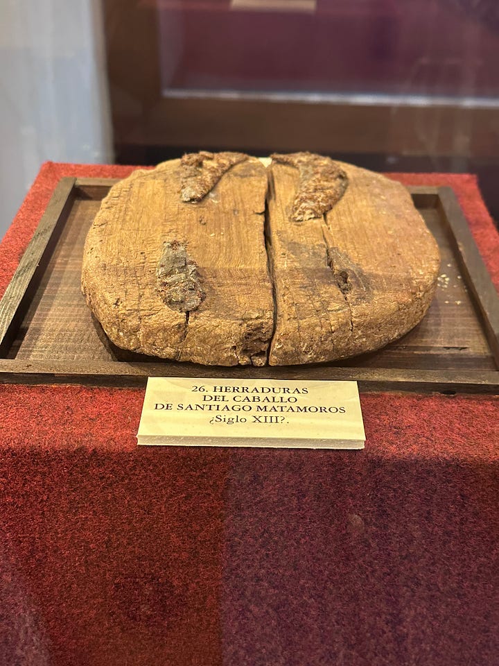 Various masterpieces and religious relics collected by the nuns over the centuries. 