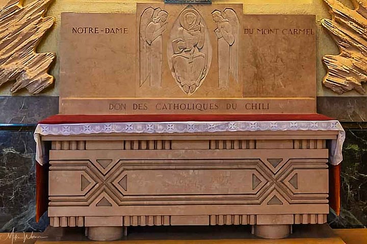 Some of the chapels financed by countries