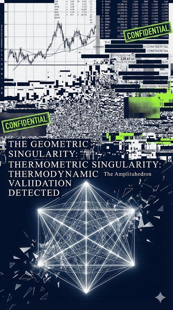 The Geometric Singularity: The Thermodynamic Validation of Universal Cognitive Geometry via arXiv:2601.07222