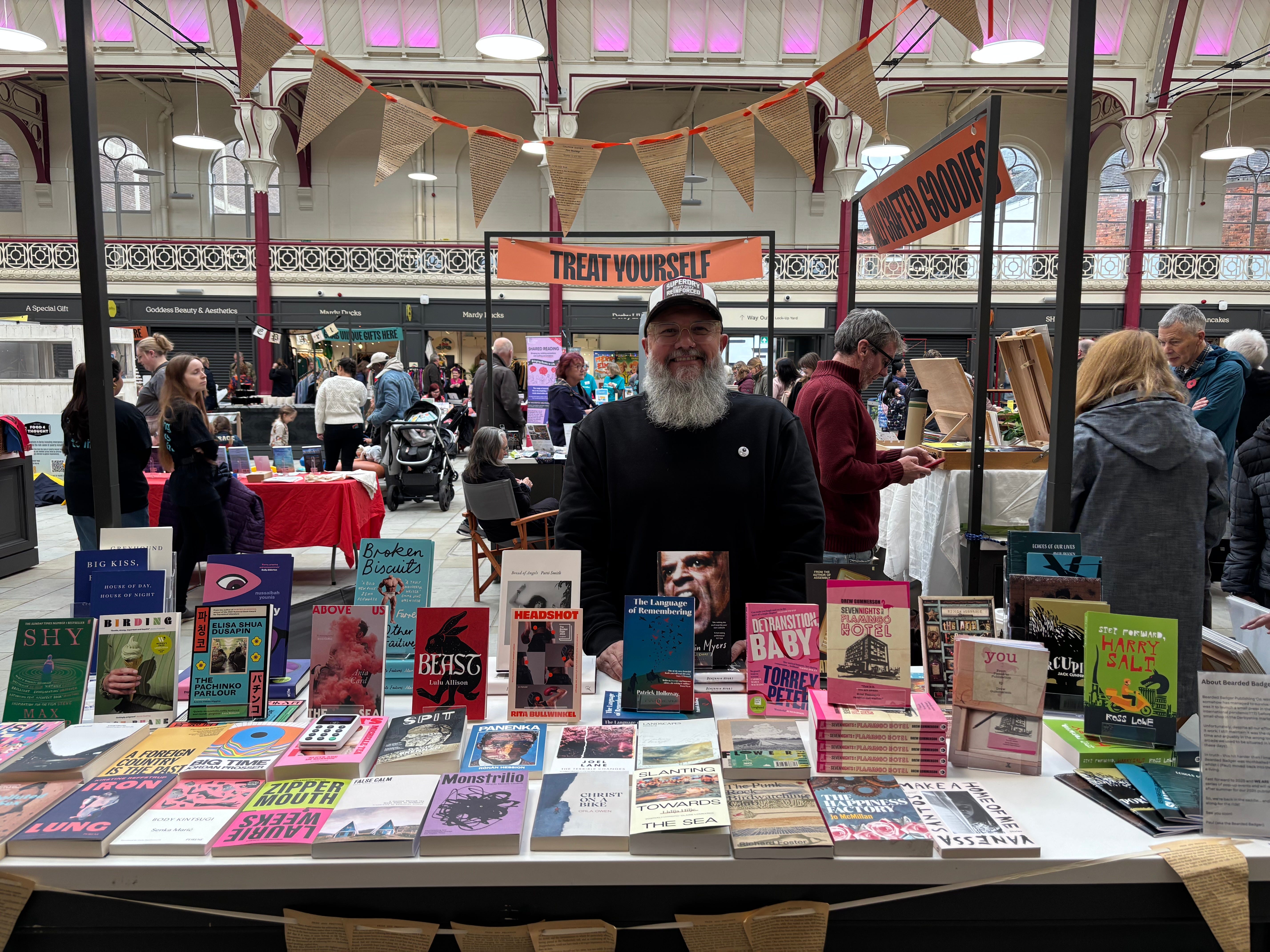 On the Derby Book Festival. - by Drew Gummerson