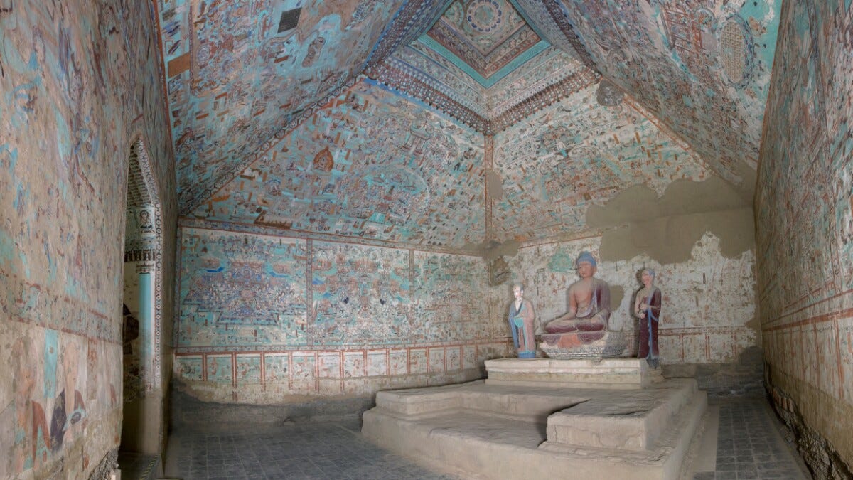 莫高窟第 85 窟保存後主室｜來源：Getty Conservation Institute / Dunhuang Academy