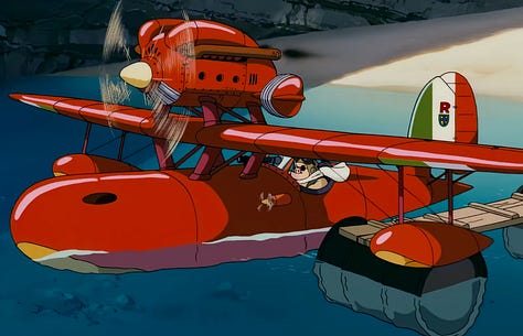 Porco Rosso's seaplane