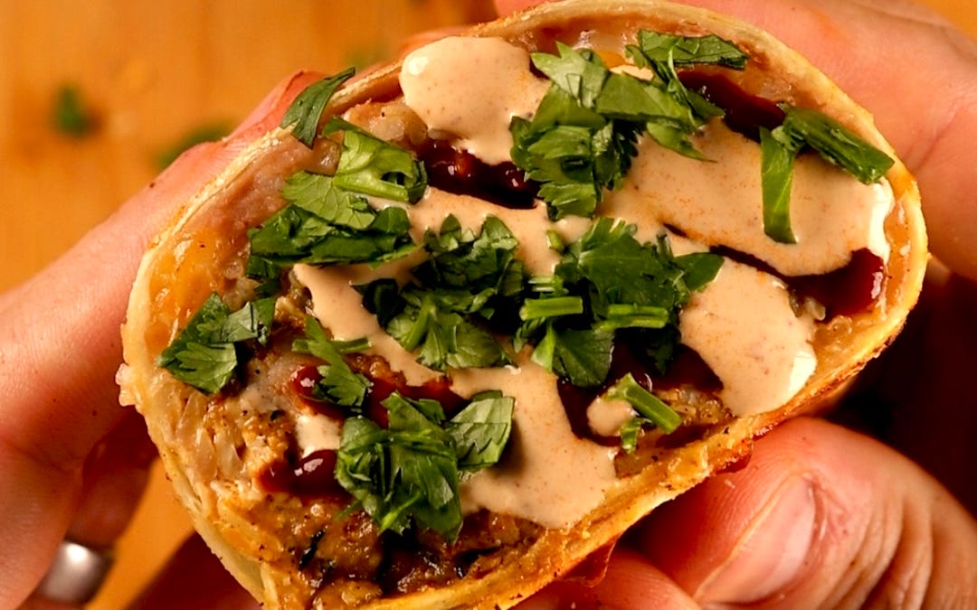 chipotle adobo chicken burrito - by Tim Laielli - the bare minimum