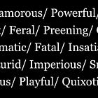 //FERAL.PREENING//4.26
