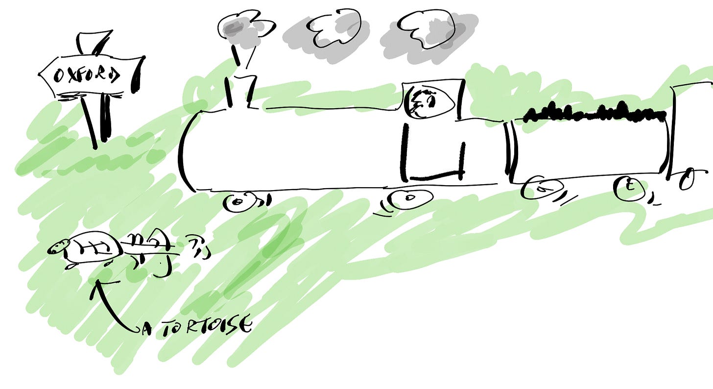 Slow train, by Terry Freedman Slow train, by Terry Freedman