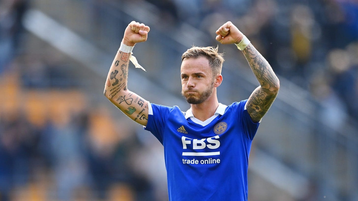 Man Utd, Spurs & Newcastle set for James Maddison transfer battle as  Leicester plan £60m sale | Goal.com UK