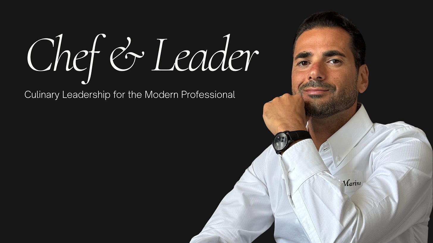 Cristian Marino , Chef and Leader 