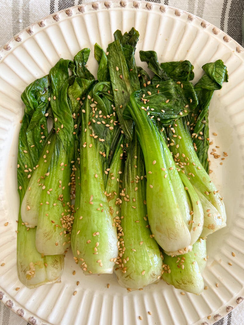 Bok choy ou acelga chinesa 