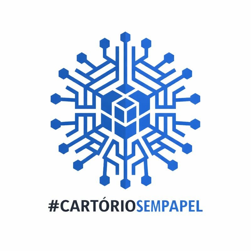 #CARTORIOSEMPAPEL logo